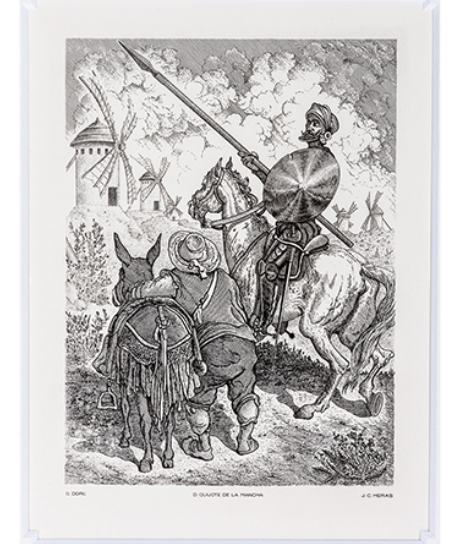 Buril "Don Quijote de la Mancha"