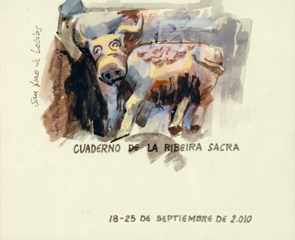 Cuaderno de viaje por la Ribeira Sacra - Ernesto Quero.