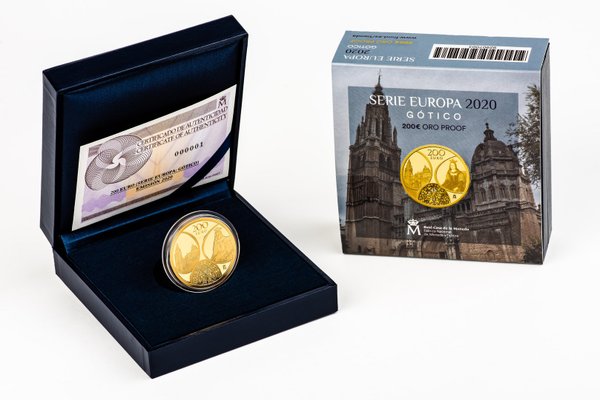 Serie Europa 2020 "Gótico" - 4 escudos de oro