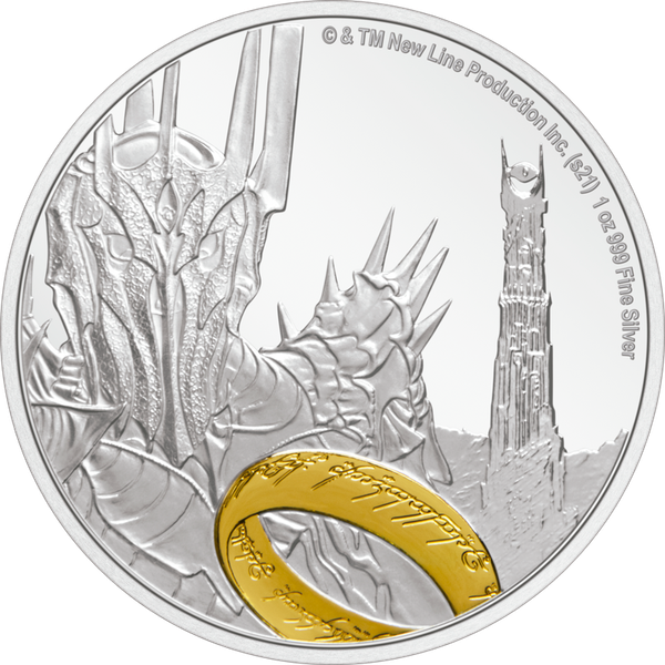 BLACK FRIDAY 2021 | Moneda de plata Sauron de 1 oz